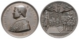 Linnartz Vatikan, Pius IX. Bronzemed. 1855, von Bianchi, 43,5 ...