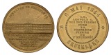 Linnartz BELGIEN,Brüssel, vergoldete Bronzemed. 1844, 27 mm, ...