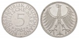 Linnartz Bundesrepublik Deutschland Silberfünfer 1967 F vz +