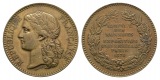 Frankreich, Bronzemedaille 1878; 12,11 g, Ø 30 mm