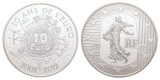 Linnartz FRANKREICH - 10 € 2012 10 Jahre Euro, Org. Kapsel, PP