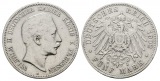 Linnartz KAISERREICH Preussen Wilhelm II. 5 Mark 1902 Rdf. ss