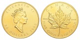 Linnartz Kanada Elisabeth II. Maple Leaf 1990, Feinunze/GOLD s...