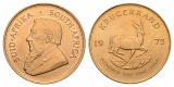 Linnartz Südafrika Krügerrand 1972 stgl Feinunze/GOLD Gewich...