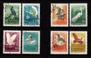 Ungarn 1959 LOT 1 VÖGEL (8 Werte) **Postfrisch gestempelt