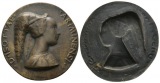 Italien, Medaille, späterer Bronzeguss; 58,02 g, Ø 85 mm
