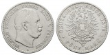 Linnartz KAISERREICH Preussen Wilhelm I. 5 Mark 1876 A ss
