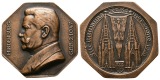 Linnartz Hindenburg Bronzegussmedaille 1926 (M.u.W.St.)a.d.Rä...