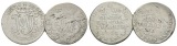 Altdeutschland, 2 Kleinmünzen 1763/1764