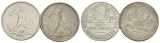 Russland, 50 Kopeken 1924 (2 Münzen)