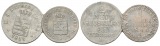 Altdeutschland, 2 Kleinmünzen 1853/1840