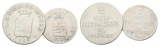 Altdeutschland, 2 Kleinmünzen 1842