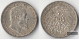 Württemberg, Kaiserreich  3 Mark  1914 F   Wilhelm II. 1891-1...