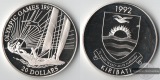 Kiribati  20 Dollar 1992 - Olympia  FM-Frankfurt   Feingewicht...