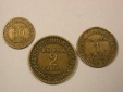 Hot-Lot Frankreich Handelskammer 3 Münzen 1922 u. 1923 versch...