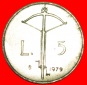+ ARMBRUST: SAN MARINO ★ 5 LIRE 1979 STG STEMPELGLANZ! OHNE ...