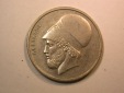 D05  Griechenland  20 Drachmai 1976 in vz/vz+  Orginalbilder