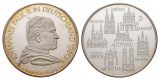 Linnartz Vatikan, Johannes Paul II., Silbermedaille 1980, 35 m...