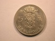 D06  Belgien  5 Franc 1969 in vz  Orginalbilder