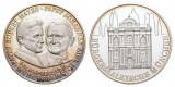 Linnartz München, Johannes Paul II., Silbermedaille 1987, 36 ...