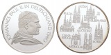 Linnartz Vatikan, Johannes Paul II., Silbermedaille 1980, 35 m...