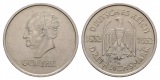 Linnartz Weimarer Republik Goethe 3 Mark 1932 A,  kl. Kr. vz