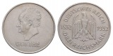 Linnartz Weimarer Republik Goethe 3 Mark 1932 F,  vz +