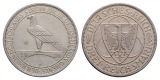 Linnartz Weimarer Republik Der Rhein 3 RM 1930 G, vz-st