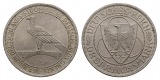 Linnartz Weimarer Republik Der Rhein 3 RM 1930 A, fast st