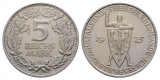 Linnartz Weimarer Republik 5 Mark 1925 D Rheinlande vz