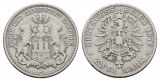 Linnartz KAISERREICH Hamburg 2 Mark 1876 J s