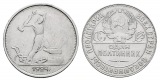 Linnartz Russland 50 Kopeken 1924 TP ss-vz