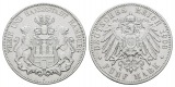 Linnartz KAISERREICH Hamburg 5 Mark 1903 J ss