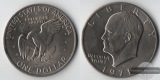 USA  1 Dollar  1971   Eisenhower Dollar    FM-Frankfurt  Feins...