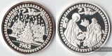 Deutschland  Medaille  Weihnachten 1982   FM-Frankfurt   Feins...