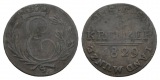 Sachsen-Coburg-Gotha, 3 Kreuzer 1829 S