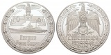 Linnartz 2. Weltkrieg Silbermedaille Kreuzer - Prinz Eugen , 3...