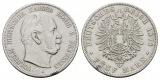 Linnartz KAISERREICH Preussen Wilhelm I. 5 Mark 1876 A ss