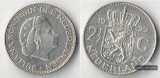 Niederlande  2 1/2  Gulden   1959  FM-Frankfurt  Feingewicht: ...