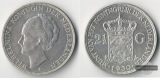 Niederlande  2 1/2 Gulden   1930  Queen Wilhelmina   FM-Frankf...