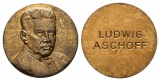 Linnartz Medicina in nummis Bronzemedaille o.J. Ludwig Aschoff...