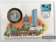 Belgien  5 ECU 1987 Numisbrief (0579) FM-Frankfurt Feinsilber:...