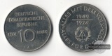 DDR  10 Mark  1974 A 25 Jahre DDR FM-Frankfurt Gewicht: 12g