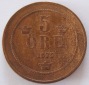 Schweden 5 Öre 1875 Bronze