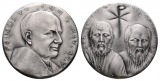 Linnartz Vatikan, Paul VI.Kunstmedaille 1967, (Silberguß) a.d...