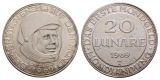 Linnartz RAUMFAHRT - Silbermedaille 1969, 24,14/fein, 40mm, st