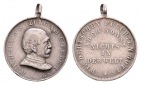 Linnartz Bismarck Tragbare Silbermedaille 1888 a.s. Reichstags...