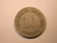 D07 KR  10 Pfennig 1899 D in ss  Orginalbilder