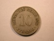 D07 KR  10 Pfennig 1910 A in ss  Orginalbilder