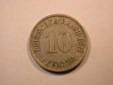 D07 KR  10 Pfennig 1911 F in ss/ss+   Orginalbilder